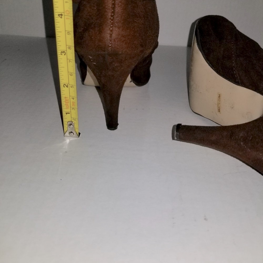 BAMBOO Brown‎ Heels Booties - Picture 11 of 11
